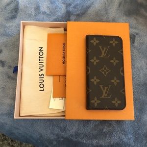 Louis Vuitton IPhone X folio case